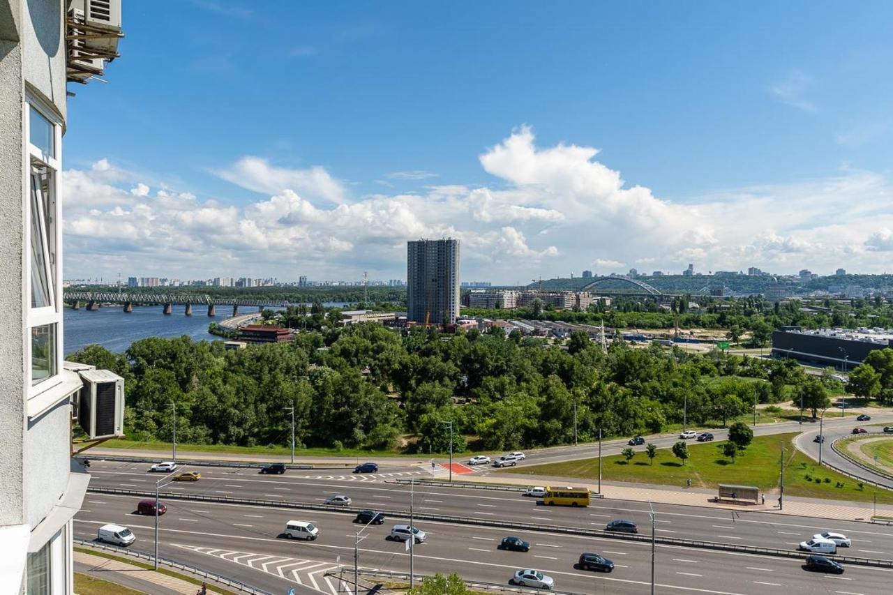 Fashionable Panoramic Apartments Dnieper. Obolon Kiev Extérieur photo